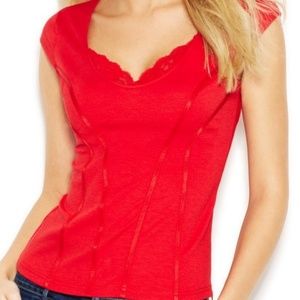Guess red top